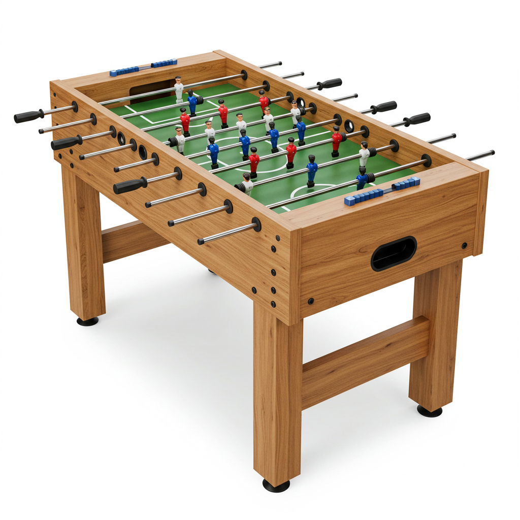 Striker Pro Foosball Table with Solid Steel Rods