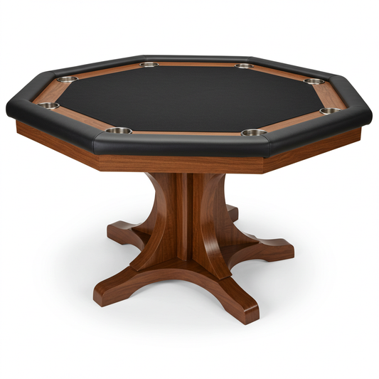 Elite Pro Octagon Poker Table with Cup Holders